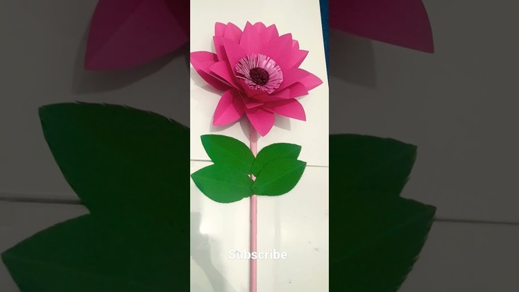Gaint paper flowers #paper craft #home decor #shorts