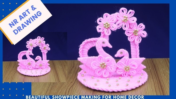 HANDMADE GIFT ITEMS MAKING IDEAS - BEAUTIFUL SHOWPIECE MAKING FOR HOME DECOR - BEST OUT OF WASTE
