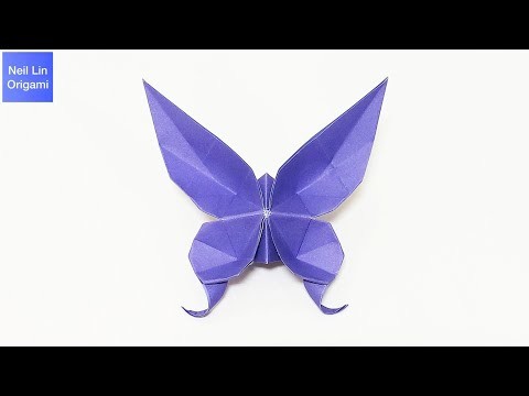 How to make a paper Butterfly - Origami Butterfly Tutorial