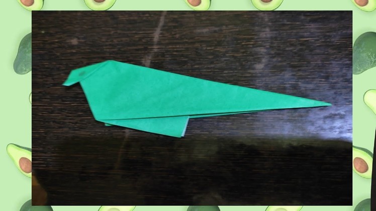 How to make origami parrot#shorts