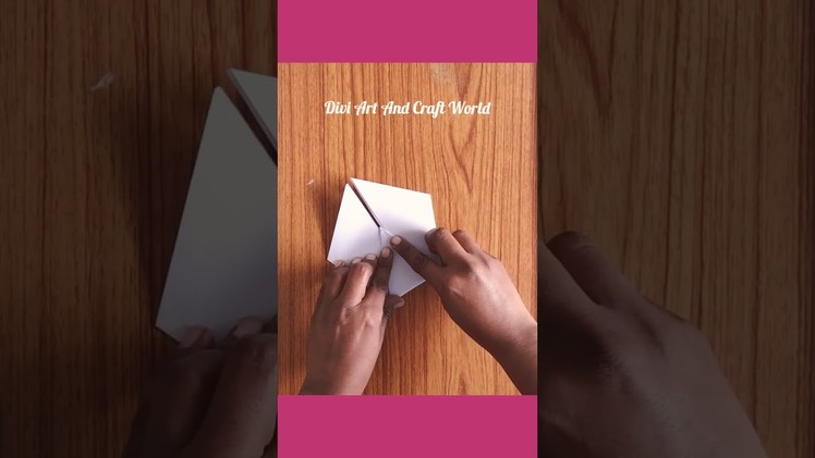 How to make paper swan easy. origami swan. paper craft #shorts #youtubeshorts
