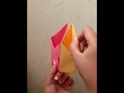 Making Paper Pen stand #shorts