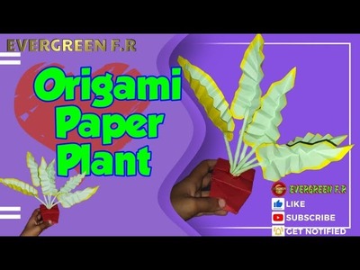 Origami paper plant????????.paper craft.paper toy.EVERGREER FR  #origami #papercrafts
