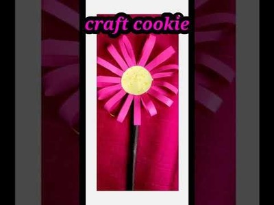 Paper craft Wall Decor Beautiful room Decor very easy simple paper flower #shorts #diy #bhfyp