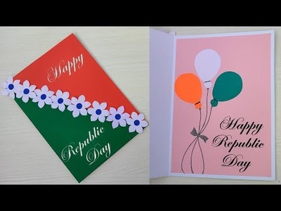 Republic day greeting card easy | DIY republic day greeting card | Republic day card making |