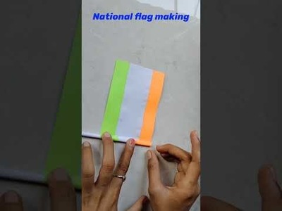 Republic day special craft.  paper flag making idea. 