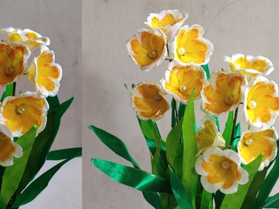 Satin ribbon flowers | flower making | ribbon flowers | Faber-castell | tutorials | DIY | leaf ????