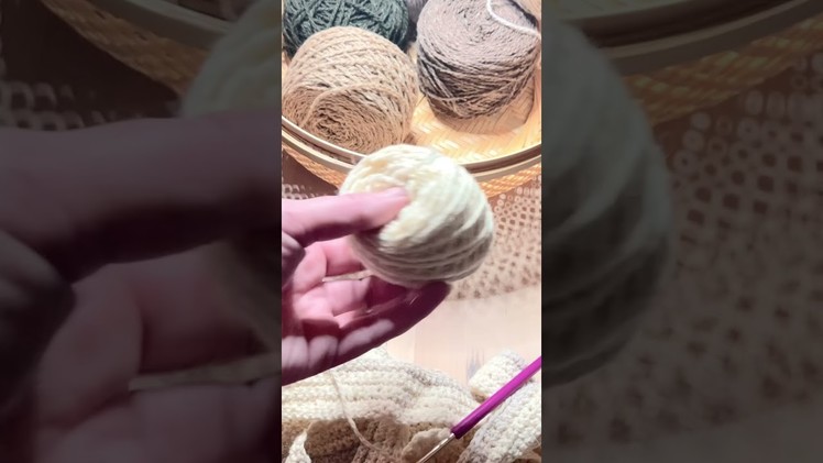 Temperature Blanket 2022 | Crochet | Minimalist | Neutral Color Palette | Häkeln  | Virkata | Hekle