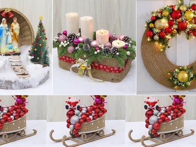 8 Jute craft Christmas decorations ideas, 8 Christmas decoration ideas