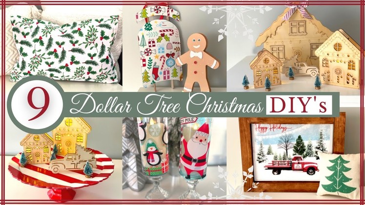 DOLLAR TREE CHRISTMAS DIY 2021 ???? | Christmas Crafts | Decorations | Life of Style