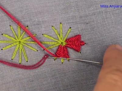 Hand Embroidery Designs, Borderline Tutorial for Beginners, Embroidery Tutorial by Hand-531