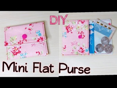 How to make mini flat purse | DIY Mini Flat Purse @Diyideaswith Yana