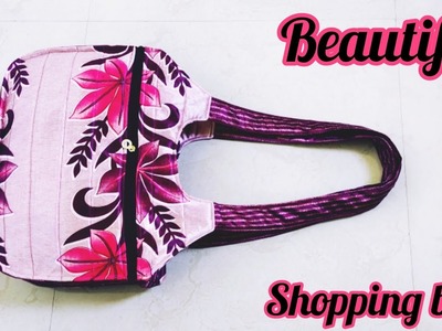 New design zipper handbag cutting and stitching.shopping bag.Bag bnana sikhe - kavita tutorial bags