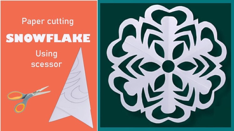 Paper craft design #21 | paper cutting | paper snowflake #PaperCraft
