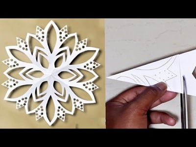 Papercraft design #14 | paper cutting | paper snowflake #PaperCraft
