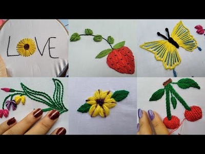 Beautiful Embroidery Collection | New designs Hand Embroidery | Embroidery for beginners