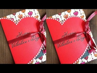 Beautiful Handmade Valentine's Day Card Idea | DIY Greeting Cards For Valentine’s Day