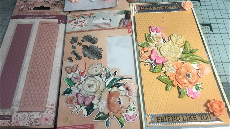 Caring Thoughts Decoupage Die Set Card Making #sarassignaturecollection #decoupage #cardmaking