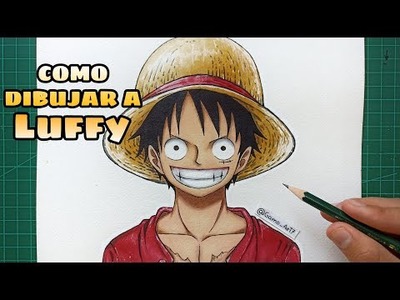 COMO DIBUJAR A LUFFY (ONE PIECE) PASO A PASO | How to draw Luffy