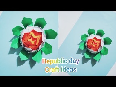DIY republic day craft ideas ll republic day decor ideas ll craft for republic day#shorts