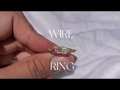 DIY Wire wrapped ring  | TikTok Wire Ring ????