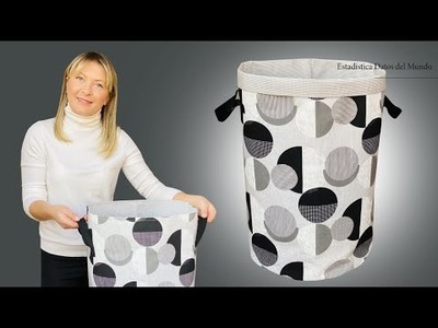 Don't Buy More Plastic Basket. Make This XL Multipurpose Basket For Clothes Or Toys