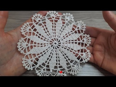 EXCELLENT ????Very Beautiful Flower Crochet Pattern * Knitting Online Tutorial for beginners Tığ işi