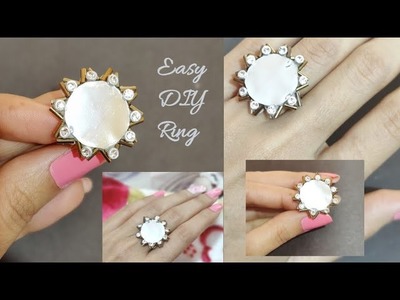 Finger Ring Making - For Party Wear & Wedding Wear outfits (Easy And Beautiful Jewellery Making)