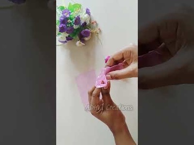 Flowers Making With Plastic Carry Bags || Best Out Of Waste || Flower Making
