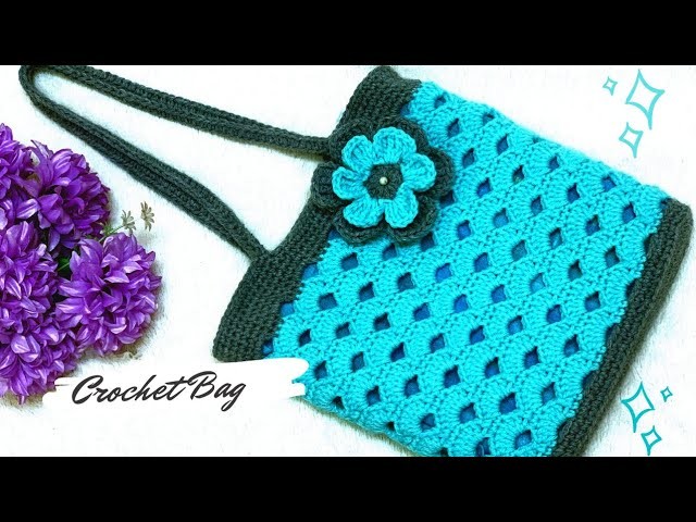 How to crochet: Arcade Stitch Bag | Crochet Bag | Crochet Bag Tutorial