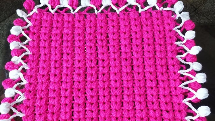 How to crochet easy tablemat.So easy tablemat making#Wowcreation
