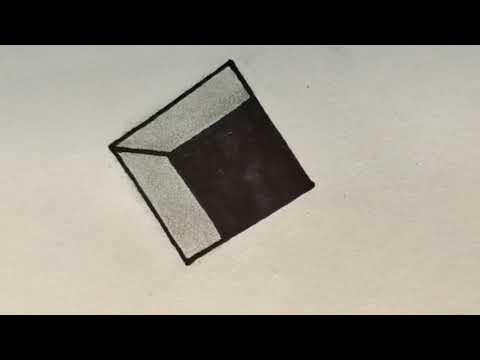 How to draw 3D hole | Anamorphic illusion | 3D trick art on paper | #3dart #3ddrawing#howtodraw