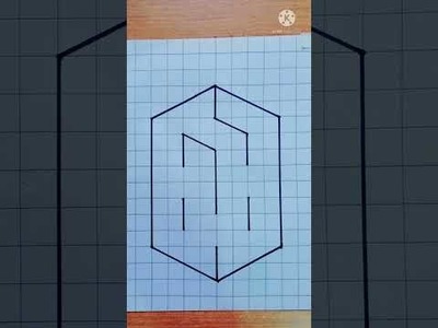 How to draw 3d on graph paper |easy 3d art |power of pencil