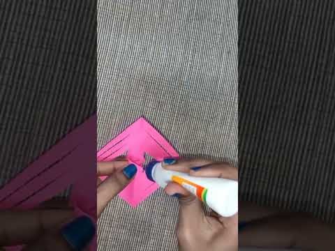 How to make a 3d origami easy idea #short