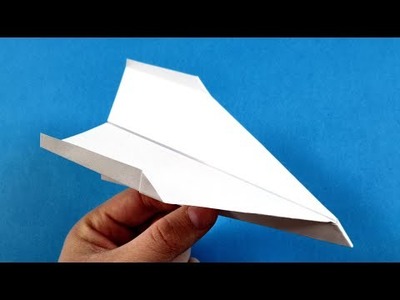 How to make a Paper Airplane that FLIES FAR - BEST paper airplanes - cool origami avion en papier