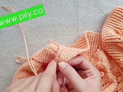 Knit sweater tutorial - knitting tutorial. sweater