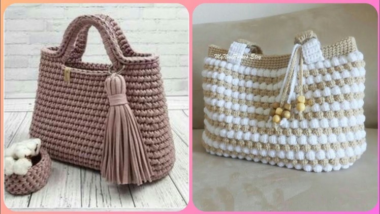 Marvellous & Gorgeous Diy Crochet Handbags Patterns Ideas - Free Knitted Purse & bags Patterns