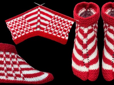 New Knitting Pattern For Ladies Socks.Shoes.Jutti.Jurab.Booties.Slippers # 200