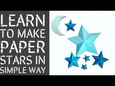 Shapes for kids | 3d shapes | Chart Paper Shapes | 3-DMoon | 3-D Star |