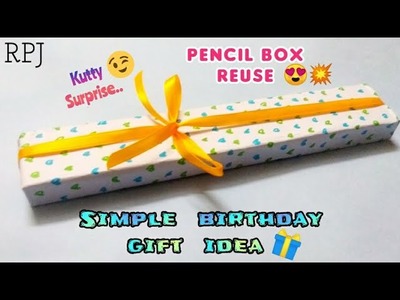 Simple gift making with Apsara pencil box in tamil????.#RPJeysri arts & crafts.❤️u all
