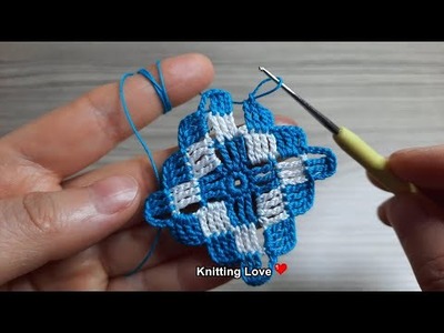 SUPERB ????Very Beautiful Flower Crochet Pattern * Knitting Online Tutorial for beginners Tığ işi örgü