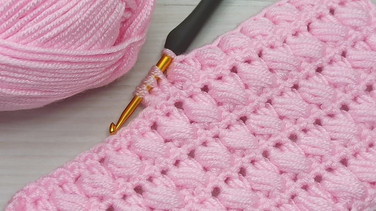 Very easy to make crochet blanket, shawl, vest model. çok kolay tığ işi battaniye modeli