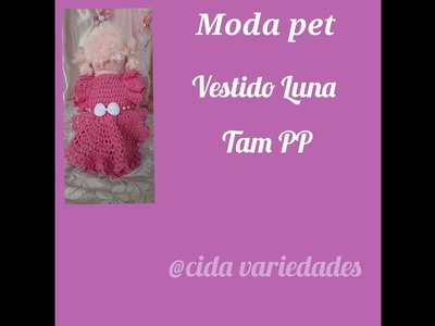 Vestido Pet Passo a Passo Luna. Step by Step Luna Pet Dress????????????????????#roupinhadecachorro
