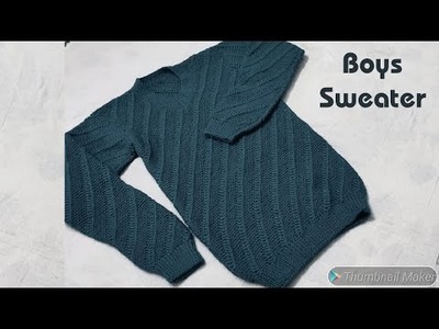 10 Year Boys & Girls Sweater Measurement (Hindi) Jassi Knitting for Baby
