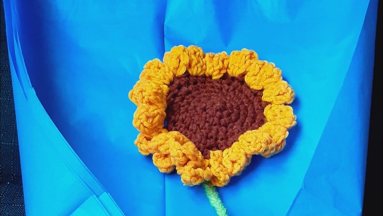 Amazing sunflower making #crochet | #shorts #diy | Family Pet keepers