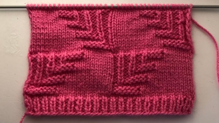 Beautiful Knitting Stitch Pattern For Gents Sweater And Blankets