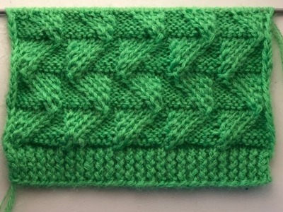 Beautiful Knitting Stitch Pattern For Sweaters,Blankets