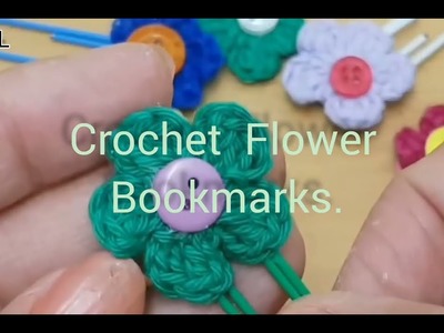 Crochet Flower  Bookmark Beginners Guide To  Crocheting
