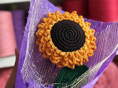 Crochet Sunflower tutorial (PART-1)