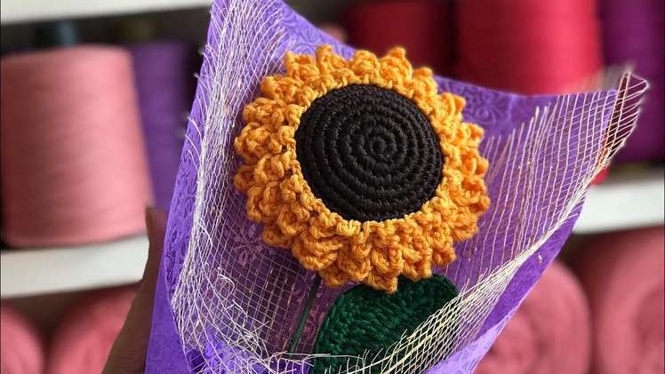 Crochet Sunflower tutorial (PART-1)